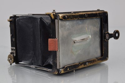 Lot 106 - A L Gaumont & Co Block Notes 4.5 x 6cm Folding Strut Camera