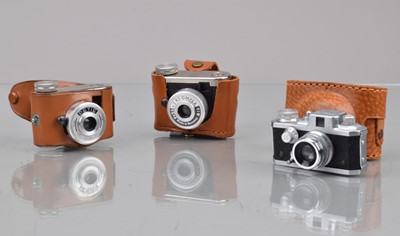 Lot 108 - Three Sub Miniature Cameras