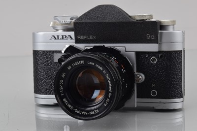 Lot 113 - An Alpa Reflex 9D SLR Camera