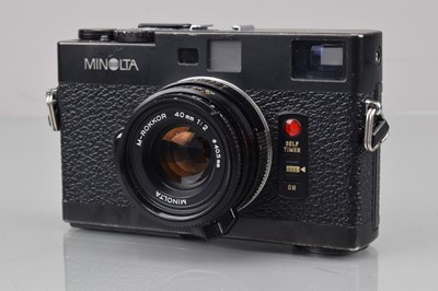 Lot 122 - A Minolta CLE Rangefinder Camera