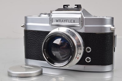 Lot 130 - A Wray Wrayflex Ia SLR Camera Outfit