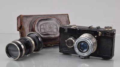 Lot 134 - A Zeiss Ikon Contax Ie Rangefinder Camera