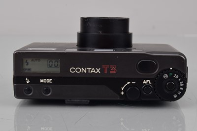 Lot 141 - A Contax T3 Compact Camera