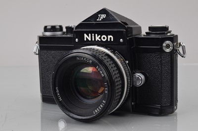 Lot 195 - A Nikon F Eye Level SLR Camera