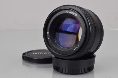 Lot 203 - A Nikon AF Nikkor 50mm f/1.4D Lens