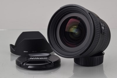 Lot 206 - A Nikon AF-S Nikkor 18-35mm f/3.5-4.5G ED Lens