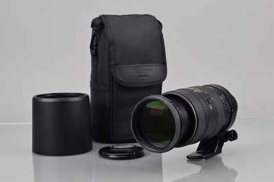 Lot 208 - A Nikon AF VR Nikkor 80-400mm f/4.5-5.6D ED Lens