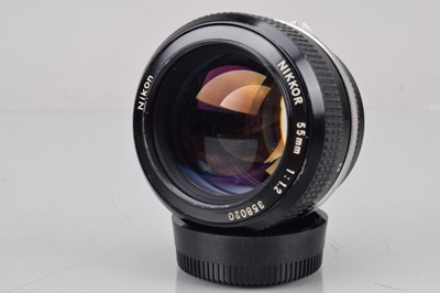 Lot 214 - A Nikon Nikkor 55mm f/1.2 Lens