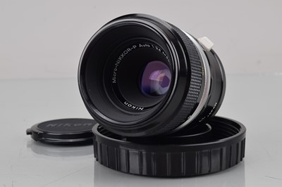 Lot 218 - A Nikon Micro-Nikkor P Auto 55mm f/3.5 Non Ai Lens