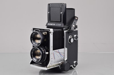 Lot 225 - A Mamiya C220 Professional TLR Camera