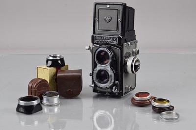 Lot 239 - A Rolleiflex T TLR Camera