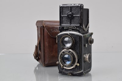 Lot 255 - A Rolleiflex 4 x 4 Original (Baby) TLR Camera