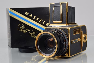 Lot 259 - A Hasselblad 500C/M Thirty Years Gold Exclusive Camera