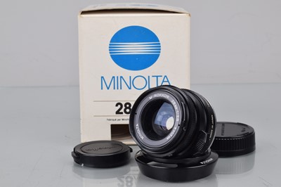 Lot 291 - A Minolta M-Rokkor 28mm f/2.8 Lens