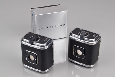 Lot 344 - Two Hasselblad A12 Backs