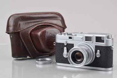 Lot 373 - A Leitz Wetzlar Leica M3 Rangefinder Camera