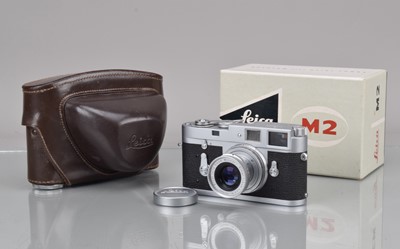 Lot 376 - A Leitz Wetzlar Leica M2 Rangefinder Camera