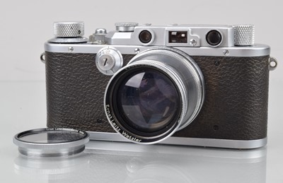 Lot 388 - A Leitz Wetzlar Leica III Rangefinder Camera