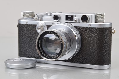 Lot 389 - A Leitz Wetzlar Leica III Rangefinder Camera