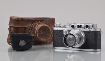 Lot 396 - A Leitz Wetzlar Leica IIIb Rangefinder Camera