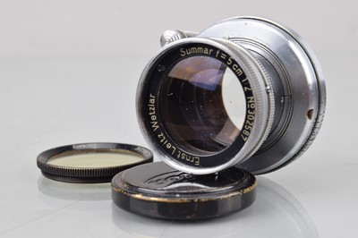 Lot 400 - A Leitz Wetzlar Summar 5cm f/2 lens