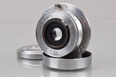 Lot 406 - A Leitz Wetzlar Elmar 3.5cm f/3.5 Lens