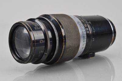 Lot 408 - A Leitz Wetzlar 13.5cm f/4.5 Hektor Lens