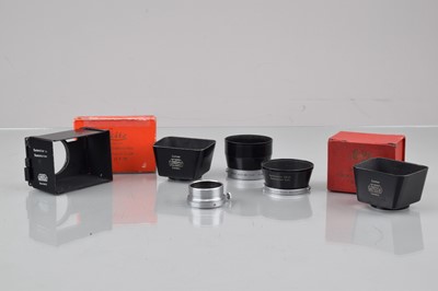 Lot 413 - A Group of Leitz Lens Hoods