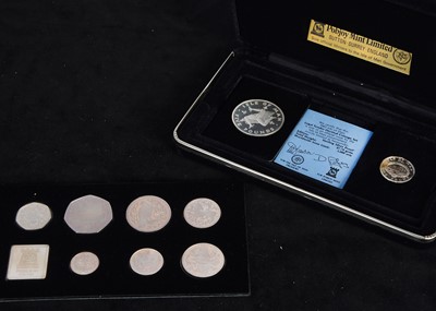 Lot 3 - An Isle of Man Silver Proof nine coin set