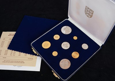 Lot 7 - A 1972 Jersey Gold and Silver coin set