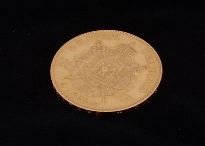 Lot 41 - A France Gold 100 Francs coin