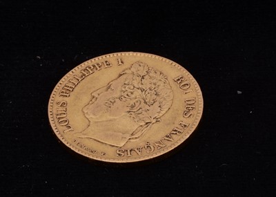 Lot 48 - A France Gold 40 Francs coin