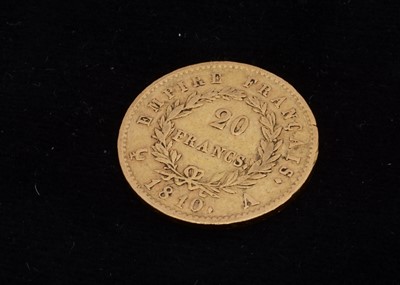 Lot 50 - A France Gold 20 Francs coin