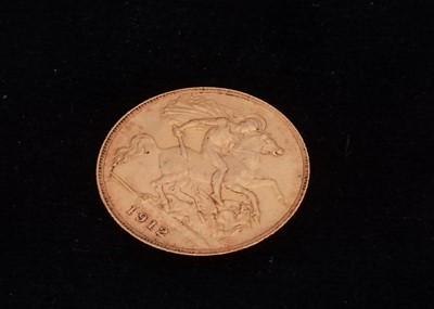 Lot 60 - A George V  Gold Half Sovereign