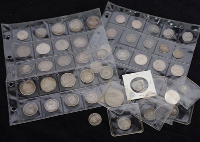 Lot 82 - A collection of early milled British silver coinage