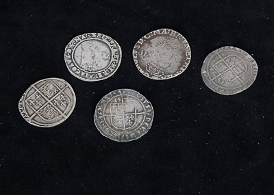 Lot 83 - Five English hammered silver coins