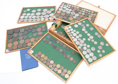 Lot 106 - A collection of British early milled and later silver and copper coinage