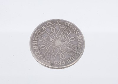 Lot 110 - A Charles II British silver Crown