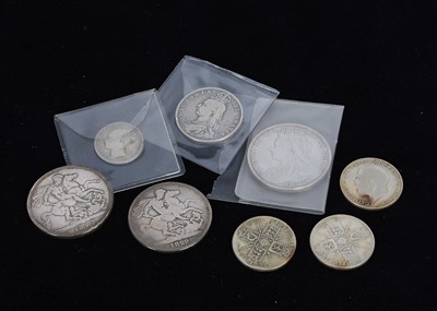 Lot 115 - A small collection of British silver coinage