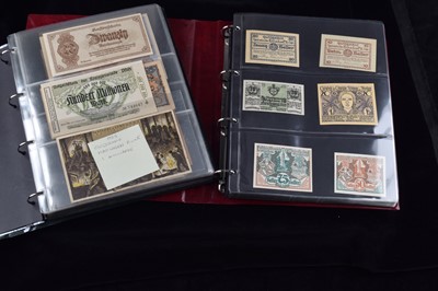 Lot 201 - A large collection of  German and Austrian Notgeld emergency money banknotes