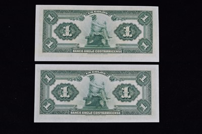 Lot 205 - A collection of  bank notes from Central America and the Caribbean