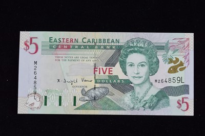 Lot 205 - A collection of  bank notes from Central America and the Caribbean