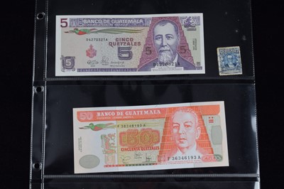 Lot 205 - A collection of  bank notes from Central America and the Caribbean
