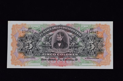Lot 205 - A collection of  bank notes from Central America and the Caribbean