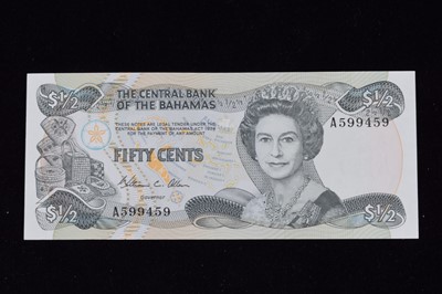 Lot 205 - A collection of  bank notes from Central America and the Caribbean