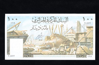 Lot 213 - Algeria 100 Dinars banknote