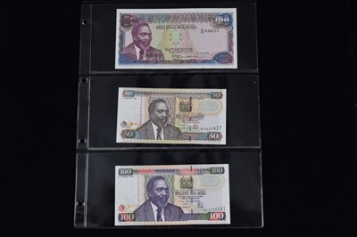 Lot 223 - A collection of  banknotes from Africa