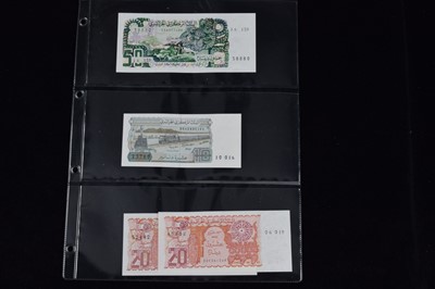 Lot 223 - A collection of  banknotes from Africa