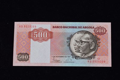 Lot 223 - A collection of  banknotes from Africa