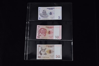 Lot 223 - A collection of  banknotes from Africa